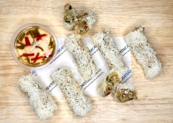 FOOTY FINALS | crispy netted spring roll (gf)(vegan) (each)