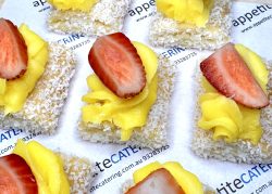 Easter lemon & strawberry sponge bites (each)